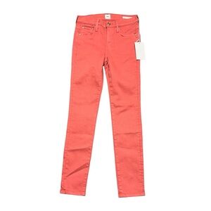Edwin Pixie 9” Mid Rise Skinny Jean Lipstick Womens‎ Size 25 NWT Stretch Casual